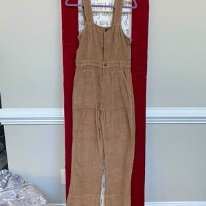 Aerie courderoy overalls, new